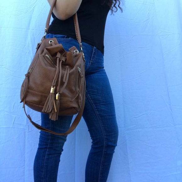 Cross body + handle leather purse - Picture 2 of 5